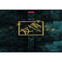 Тетрадь 80л = "Золотые символы",  Hatber
